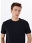 Gmg Fırenze Bisiklet Yaka Siyah Erkek T-Shirt GU25MSS03014 2