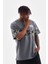 Bisiklet Yaka Baskılı Oversize Tshirt 4