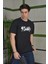 Bisiklet Yaka Baskılı Oversize Tshirt 2