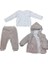 Bibaby Pretty Moments 3'lü Bebe Takım 73339 Ecru Pink 1