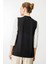 Kadın Cepli Yazlık Triko Yelek Siyah 5