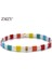 HGSL002-9 Zmzy Kare Kristal Cam Tila Boncuk Bileklik Erkek Takı Arkadaşlar Pulseras Mujer Moda Miyuki Bilezik Kadın Aksesuarları (Yurt Dışından) 5