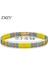 HGSL002-5 Zmzy Kare Kristal Cam Tila Boncuk Bileklik Erkek Takı Arkadaşlar Pulseras Mujer Moda Miyuki Bilezik Kadın Aksesuarları (Yurt Dışından) 1