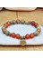 19CM Tarzı Bronz Buda Erkekler Için Meditasyon Yoga Boncuk Karneol Bilezik Seti Lotus Bilek Mala Iyileştirici Kristal Lotus Om J-Asper Bilezik Takımları (Yurt Dışından) 5