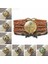 Saf Altın Rengi Mısır Ankh Haç Bileklik Vintage Antik Mısır Anubis Scarab Tanrıça Retro Kahverengi Çok Katmanlı Deri Bileklik Kadın Erkek Için (Yurt Dışından) 3