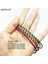 S17-19CM Stili Pas Kırmızısı Aızhcraft 17 Renk Çift Renkli Tibetli Budist Aşk Şans Bileklik ve Ayak Bilezikleri Kadın Erkek Halat Takı Himalaya Hediyesi (Yurt Dışından) 4