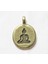 19CM Tarzı Bronz Buda Popüler It Buddha Bilezik Bilek Mala Iyileştirici Bilezikler Zarif Lotus Yoga Buddha Bilezik Hediye Onun ve Onun Için (Yurt Dışından) 1