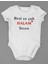 Beni En Çok Halam Sever ! Yazılı Pamuklu Yumuşak Unisex Çıtçıtlı Body Zıbın 1