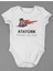 10 Kasım Mustafa Kemal Atatürk Baskılı Pamuklu Yumuşak Unisex Çıtçıtlı Body Zıbın 1