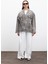 Kimono Tarz Denim Ceket Antrasit 2