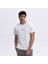 EM462-OF Bisiklet Yaka Erkek T-Shirt - Kırık Beyaz 3