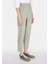 Regular Fit Düşük Bel Düz Paça Kadın Yeşil Pantolon 4