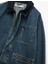 Pamuklu Oversize Uzun Kollu Fermuar Detaylı Denim Ceket 3
