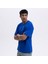 EM376-SBL Oversize Tee Erkek T-Shirt - Mavi 3