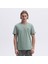 EM461-MNT Bisiklet Yaka Erkek T-Shirt - Yosun 1