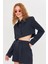 Düğmeli Crop Blazer Ceket 5