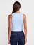 21005 Yıkama Efetkli Crop Top-Çağla 2