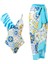 LX098BLUE Tek Parça Plaj Mayo Bikini (Yurt Dışından) 1
