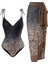 LX087BLACK Tek Parça Plaj Mayo Bikini (Yurt Dışından) 1