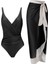LX109BLACK Tek Parça Plaj Mayo Bikini (Yurt Dışından) 1