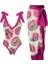 LX057PURPLE Tek Parça Plaj Mayo Bikini (Yurt Dışından) 1