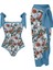 LX113BLUE Tek Parça Plaj Mayo Bikini (Yurt Dışından) 1