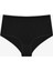 Easy Cotton Trim Highwaist Siyah Pamuklu Slip Külot 1