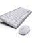 Mini Ios Android Windows Uyumlu 2.4g+Bt5.2+Bt3.0 Bluetooth Klavye Mouse Seti 1