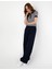 Kadın Lacivert Slim Fit Triko Tişört 50301182-VR033 4
