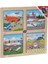 ONY-343/344/345/346 Ahşap Eğitici 4'lü Puzzle -Onyıl 4