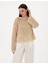Kadın Bej Oversize Kazak 50301176-VR011 1
