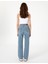 Kadın Mavi Straight Fit Jean Pantolon 50301277-VR036 4