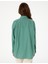 Kadın Yeşil Oversize Uzun Kollu Gömlek 50313596-VR054 5