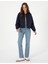 Kadın Lacivert Crop Top Mont 50300918-VR033 4