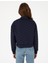 Kadın Lacivert Crop Top Mont 50300918-VR033 5