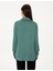 Kadın Yeşil Comfort Fit Uzun Kollu Gömlek 50301090-VR054 5