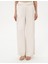 Kadın Ekru Loose Fit Kanvas Pantolon 50301267-VR019 2