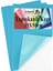 Açık Mavi Yapışkanlı Keçe 35X50 cm 3 Adet 2.0 mm Kendinden Yapışkanlı Renkli Hobi Keçesi Elişi Keçe Kumaşı Anasınıfı 1
