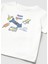 01-04 Yaş Mayoral Erkek Bebek Pantolon T-Shirt Takım - Beyaz-Mavi 4