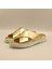 Alessia Gold Deri Comfort Terlik 4