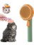 Kedi Köpek Tüy Tarağı Temizleyici Toplayıcı Tarak, Kabak Şeklinde Tuşlu Fırça 3