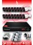 16 Kameralı Kare 16 Dış Kamera Set Hdd'siz Full Hd Gece Görüşlü Güvenlik Kamerası Sistemi 1