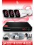 3 Kameralı Kare 3 Dış Kamera Set Hdd'siz Full Hd Gece Görüşlü Güvenlik Kamerası Sistemi 1