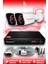 2 Kameralı Kare 2 Dış Kamera Set Hdd'siz Full Hd Gece Görüşlü Güvenlik Kamerası Sistemi 1