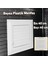Menfez Banyo Wc Tuvalet Havalandırma Plastik Panjur 40X40 cm Beyaz Renk 1