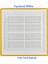 Menfez Banyo Wc Tuvalet Havalandırma Plastik Panjur 40X40 cm Beyaz Renk 4