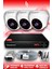 3 Kameralı Dome 3 Iç Kamera Set Hdd'siz Full Hd Gece Görüşlü Güvenlik Kamerası Sistemi 1