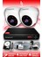2 Kameralı Dome 2 Iç Kamera Set 500 GB HDD Full Hd Gece Görüşlü Güvenlik Kamerası Sistemi 1