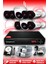 8 Kameralı Uzay 2 Iç Kamera Set 100 GB HDD Full Hd Gece Görüşlü Güvenlik Kamerası Sistemi 1