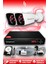 2 Kameralı Kare 2 Dış Kamera Set 1 Tb HDD Full Hd Gece Görüşlü Güvenlik Kamerası Sistemi 1